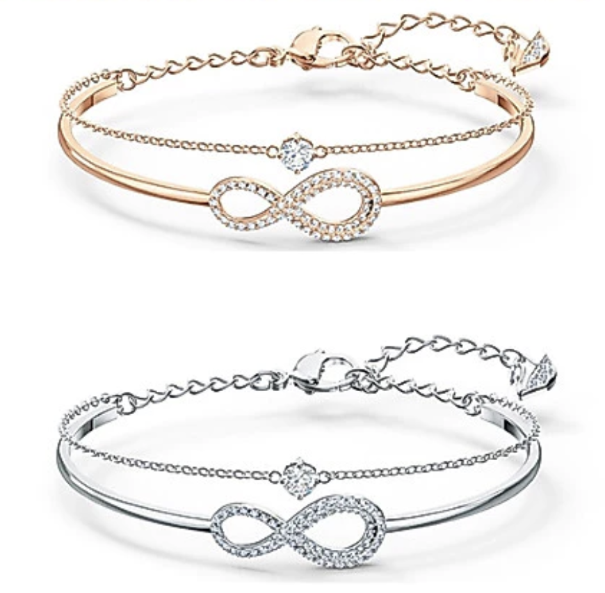 สร้อยข้อมือ Infinity ความรักนิรันดร์ คู่ 2 สี