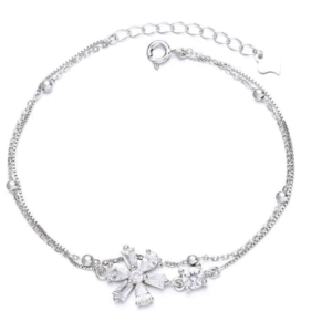 สร้อยข้อมือ เงินแท้ Romantic ลาย : Sakura
